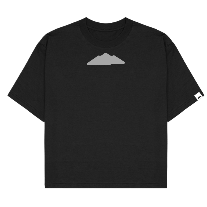CAMISETA MOUNTAIN LOGO CINZA