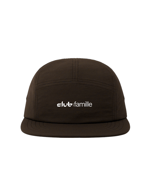BONÉ FIVE PANEL CLUB:FAMILLE MARROM